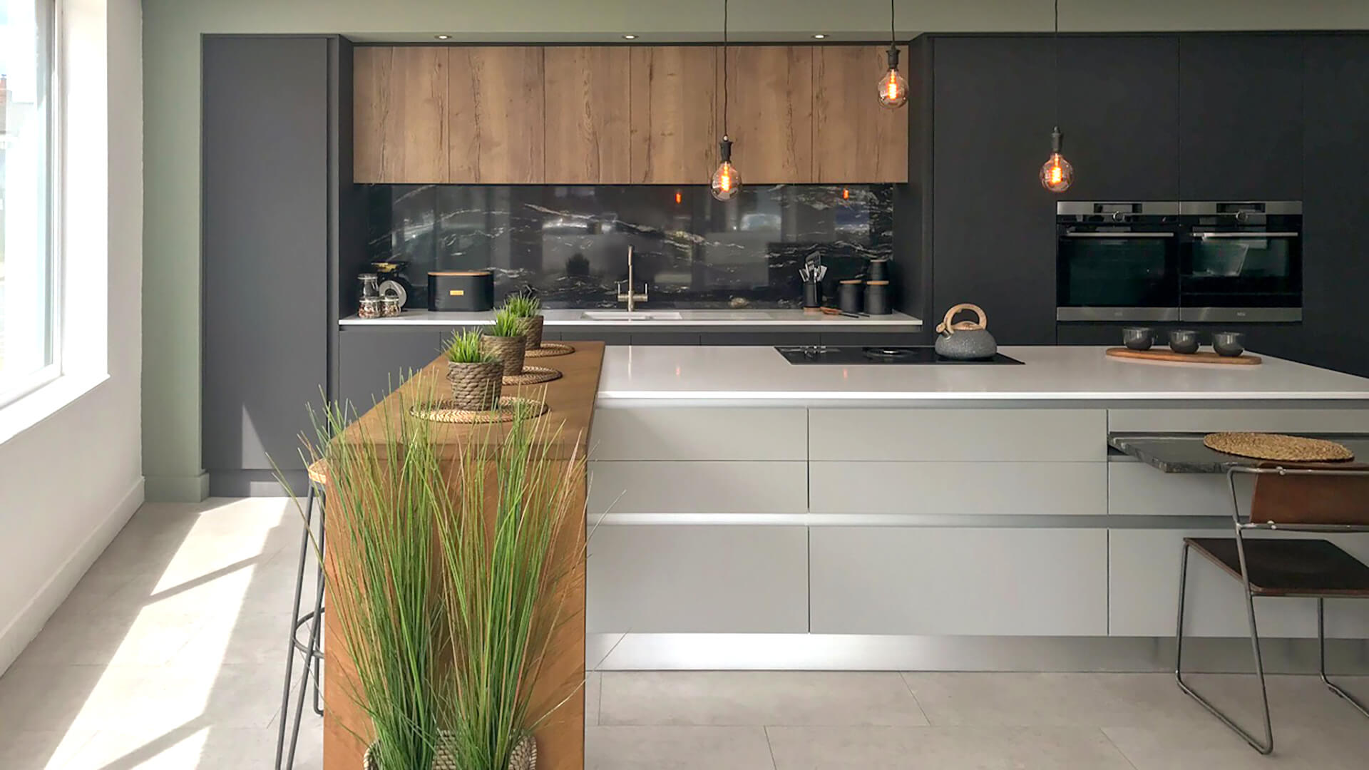 Kitchen Worktops Pros Cons Granite Wood Glass Knb