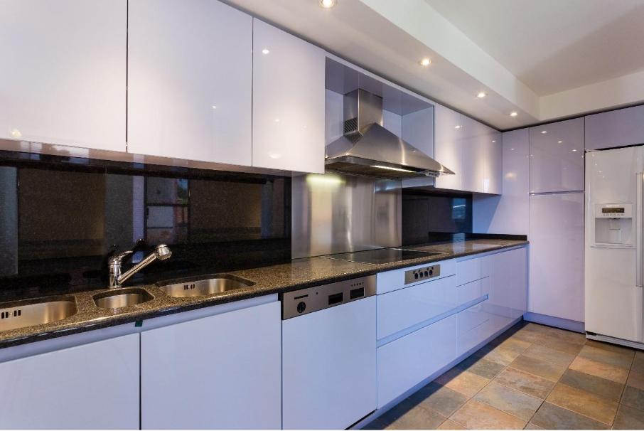 mounted flush to the ceiling or installed as adjustable&nbsp;wall&nbsp;fittings in a modern kitchen