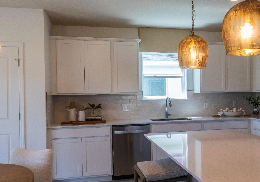 cluster of elegant pendant lights as a striking feature piece.